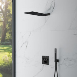 Alamvõrgu termostaatdušikomplekt MARINER Eden B, komplekt Matt Black
