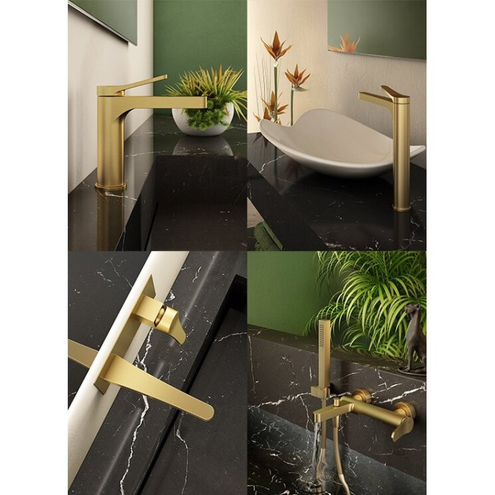 Mixer for washbasin MARINER Cobra 125 mm (choice of feathers)