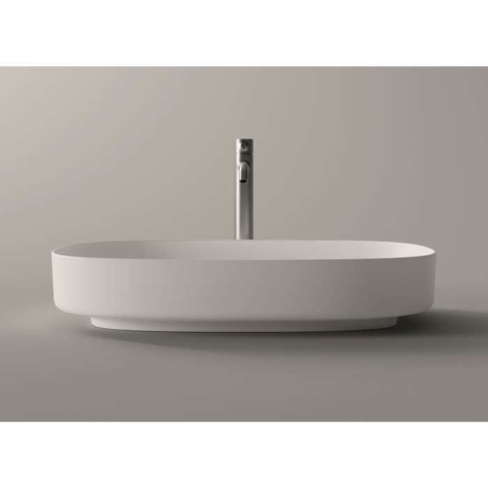 Mounted on the countertop washbasin ALICE CERAMICA Form 650 x 400 mm (choice of colors)