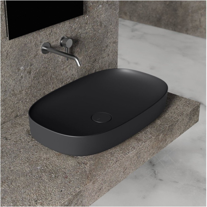 Монтируется на столешницу умывальник ALICE CERAMICA Form 650 x 400 мм (выбор цвета)