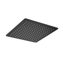 Настенный термостатический душевой комплект с настенным держателем MARINER Quadrum kit, Матовый черный