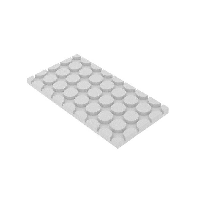 Sausa sistēmas plāksne (apļi) EPS 300 MEPAfloor 1200 x 600 x 25 mm
