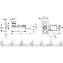 Нижняя часть для душевого канала GEBERIT Cleanline DN 40 - H 65-175 мм, 154152001