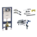Pre-wall WC frame kits GEBERIT Duofix (4 in 1) with Doufresh odor extraction accessories