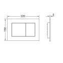 Universālā priekšsienas tualetes poda (WC) rāmju komplekti "TECEprofil" Base (4 pret 1) + piekaramā tualete LAUFEN Lua Rimless a