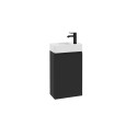 Rippuv kapp valamuga EU 400 x 220, must-matt