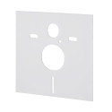 Seina sisse paigaldatav universaalne WC (WC) raamikomplektid EU (4 in 1) + peatatud WC EU Round W2 Velgede, õhuke Soft Close da