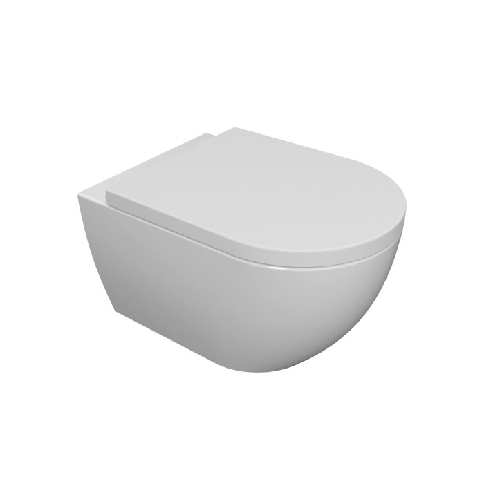 Priekšsienas universālā tualetes (WC) rāmja komplekti EU (4 in 1) + piekaramā tualete ES kārta W3 Rimless ar plānu Soft Close da