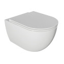Suspended toilet EU Round W6 Rimless with Soft close cover