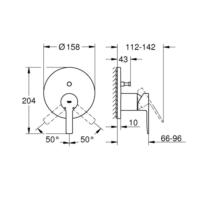 Virsbūves grohe lineare, 24064001