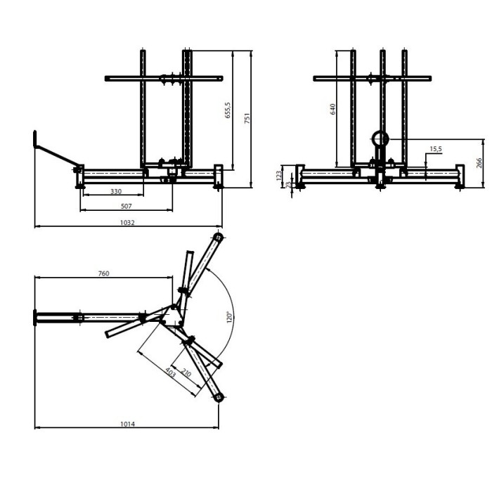 Professional pipe winding device POL1 with bag