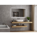 Ristkülikukujuline peegel LED-kedratud hüpikaknaga SV1