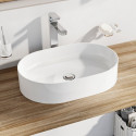 Valamu ehitatakse RAVAK Ceramik Slim O-sse, 550 x 370 mm, XJX01155001
