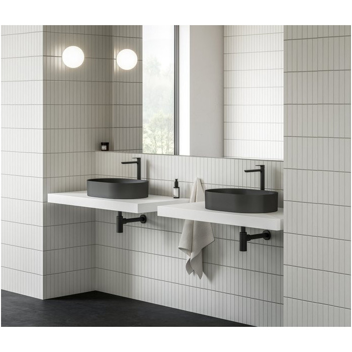 Valamu ehitatakse RAVAK Ceramik Slim O-sse, 550 x 370 mm, XJX0D155000