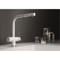 Kitchennis (izlietnes) maisītājs ar ievelkamu šļūteni BLANCO Fontas-S II, trifele