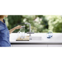 Kitchennis (sink) mixer with retractable hose BLANCO Fontas-S II, truffle