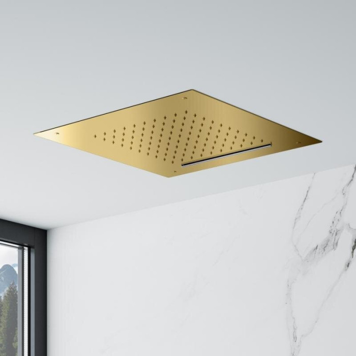 Pre-wall thermostatic shower set MARINER Eden C set, gold gold