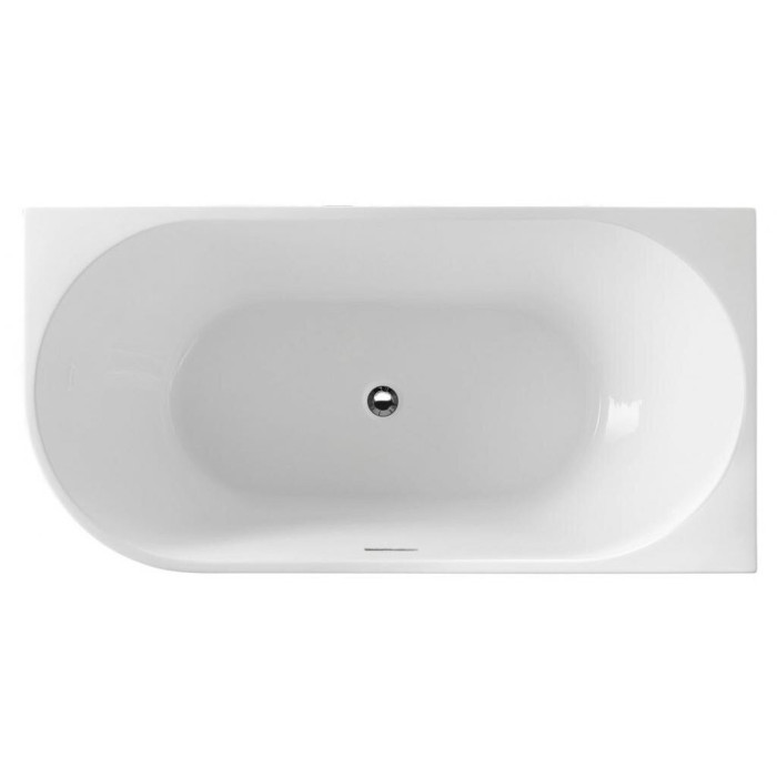 Акриловая отдельностоящая ванна AQUALINE Tibera R 150 x 75 см, правая