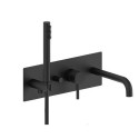 Pre-wall bath-shower faucet with hand shower PAFFONI Light, LIG001NO