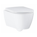 Pakabinamas unitazas GROHE Essence su slim soft close dangčiu