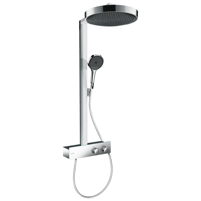Thermostatic rain shower system HANSGROHE Rainfinity 360 Shower pipes 1jet, 26853000