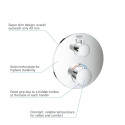Superstructure grohe grohtherm 2 outputs, 24076000