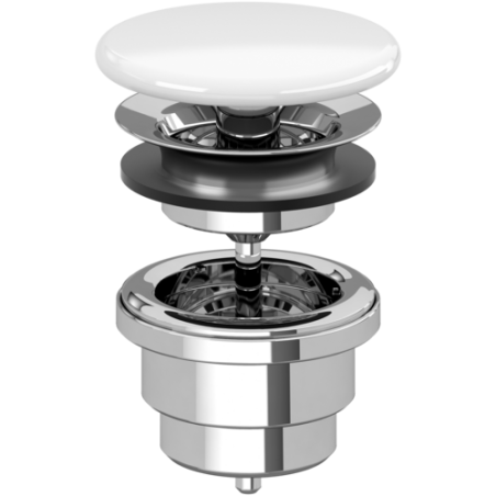 APAKŠĒJAIS vārsts VILLEROY & BOCH bez pārplūdes, 68080001