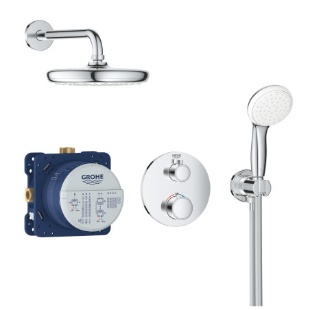 Настенные душевые комплекты GROHE Grohtherm Tempesta 210