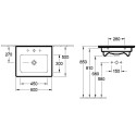 Valamu VILLEROY & BOCH Venticello 600 x 500 mm