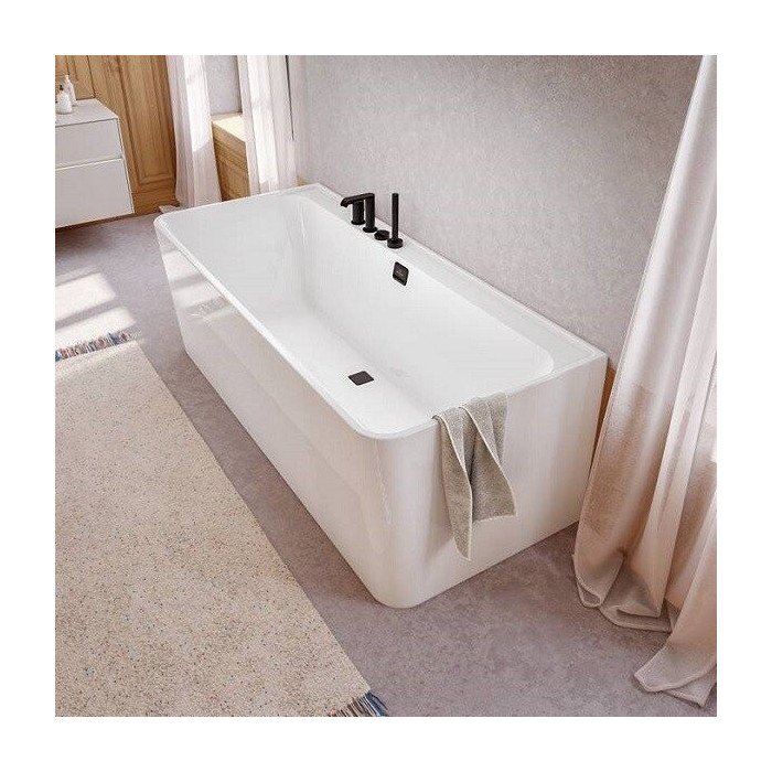 Akrilinė laisvai statoma vonia VILLEROY & BOSH Collaro (Matt-Black) 790 x 1790 mm, UBA180COR9CS00VN01