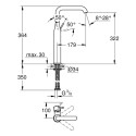 Valmusegisti GROHE Essence XL, 24170GN1
