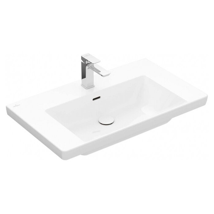 Praustuvas VILLEROY & BOCH Subway 3.0 su persipylimu, 800 x 470 mm
