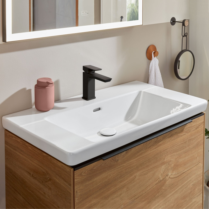 Valamu VILLEROY & BOCH Subway 3.0 ülevooluga, 800 x 470 mm
