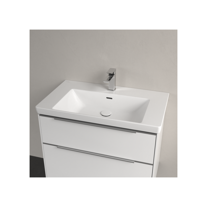 Valamu VILLEROY & BOCH Subway 3.0 ülevooluga, 800 x 470 mm
