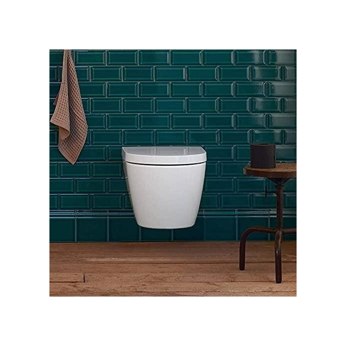 Подвесной унитаз DURAVIT Me by Starck Compact Rimless с крышкой Soft close, 45300900A1