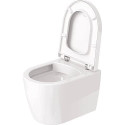 Suspended toilet DURAVIT Me by Starck Compact Rimless with Soft close cover, 45300900A1