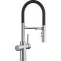 Kitchen faucet with drinking water function BLANCO Catris-S Flexo Filter PVD steel, 526706