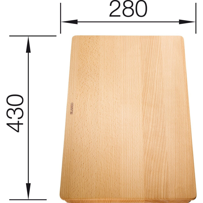 Wooden cutting table blanco 514544