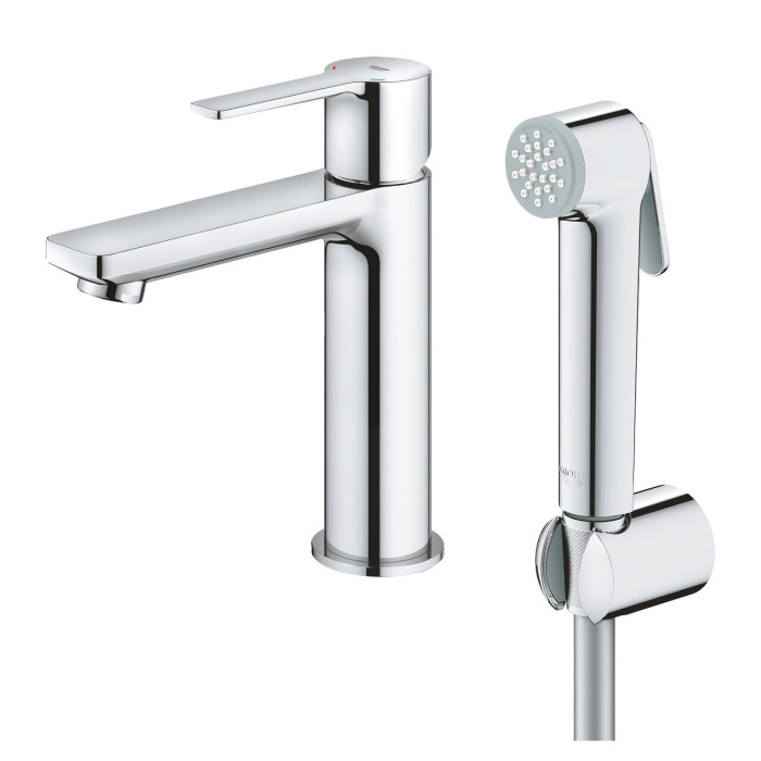 Washbasin faucet with manual shower GROHE Lineare, 24190000