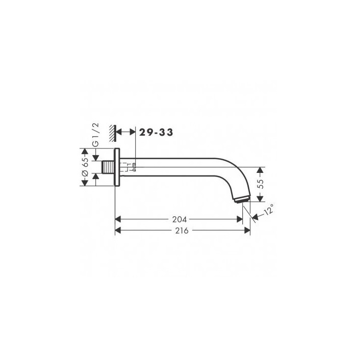 Snapas voniai HANSGROHE Vernis Blend, 71420000
