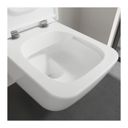 Подвесной унитаз VILLEROY & BOCH Collaro Унитаз с прямым смывом и крышкой с плавным закрыванием, 4626HS01