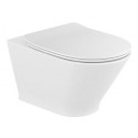 Piekārts WC Pot ROCA Sprauga Rimless ar lēni dilstošu vāku