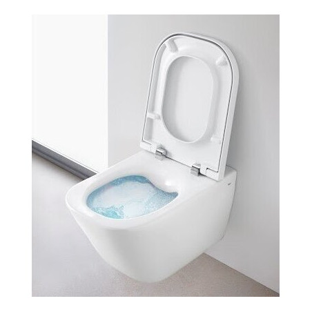 Piekārts WC Pot ROCA Sprauga Rimless ar lēni dilstošu vāku