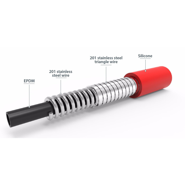 Jaucējkrāns virtuve-izlietne rubineta Flexy-33 (BK), FL30068