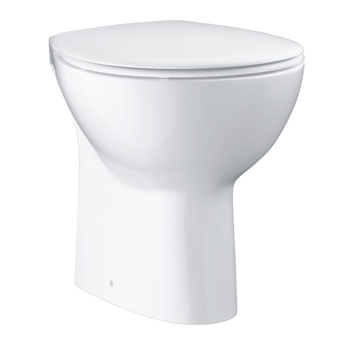 Piekaramā tualete GROHE Bau Ceramic Rimless ar plānu, mīkstu ciešu vāku