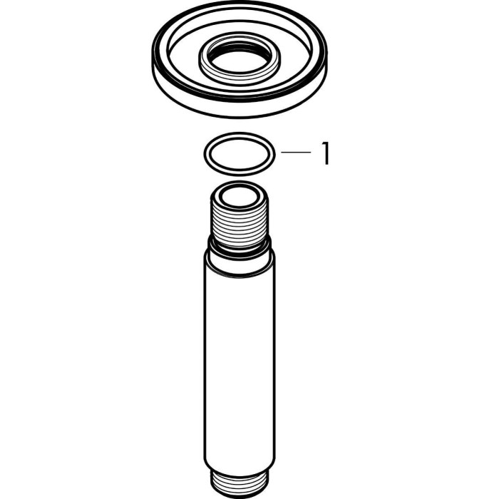 Dušihoidja laest HANSGROHE Crometta S 10 cm, 27804000