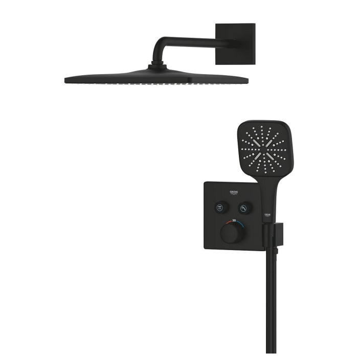 Pre-wall thermostatic shower set GROHE Grohtherm SmartControl Rainshower Mono 310 Cube, 34865KF0