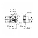 Pirmssienas termostata dušas komplekts GROHE Grohtherm SmartControl Rainshower Mono 310 Cube, 34865KF0