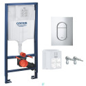 Apakšsienu WC rāmju komplekti GROHE Rapid SL (3 in 1), 39504000