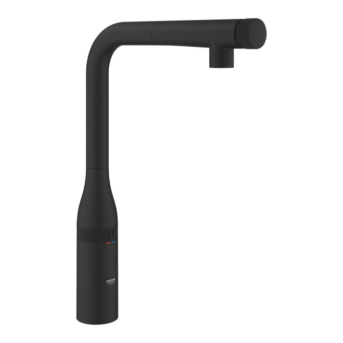 Virtuves (izlietnes) jaucējkrāns ar ievelkamu knābi GROHE Essence SmartControl, 31928KF0